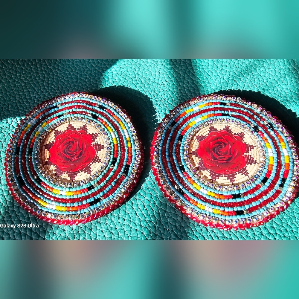 Native American Handmade Powwow Earring.